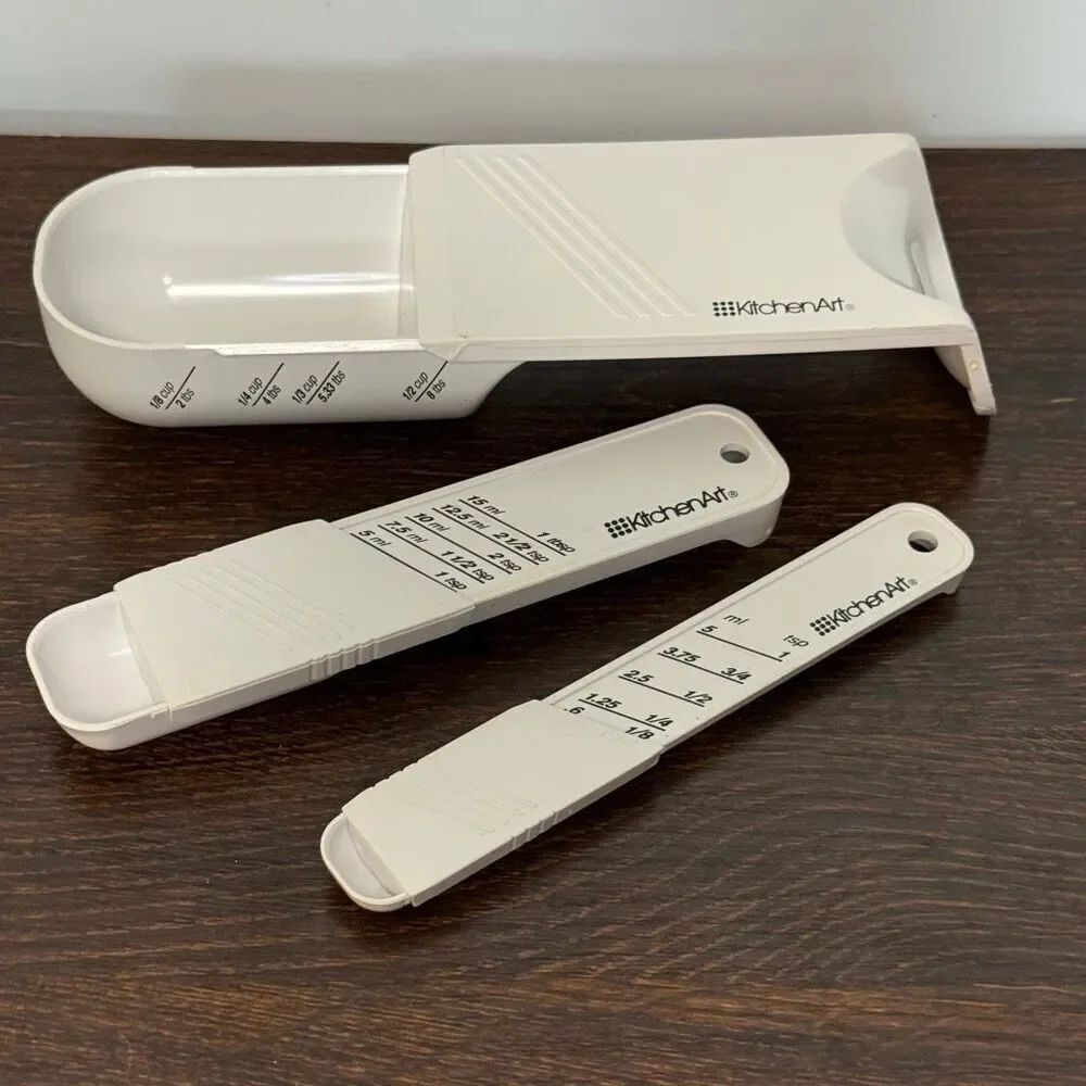 Kitchen Art 3 piece set all in one measuring cup tablespoon teaspoon
